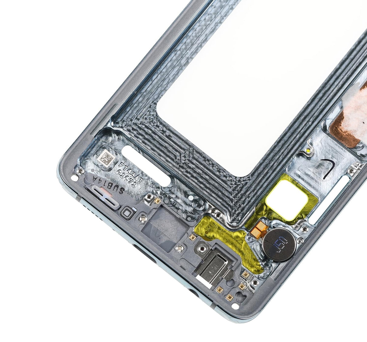 Mid-Frame Housing Compatible For Samsung Galaxy S10 Plus Replacement  (With Small Parts) (Ceramic White)