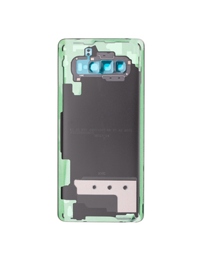 Back cover Glass With Camera Lens Compatible For Samsung Galaxy S10 Plus Replacement  (No Logo) (Vemake) (Prism Black)