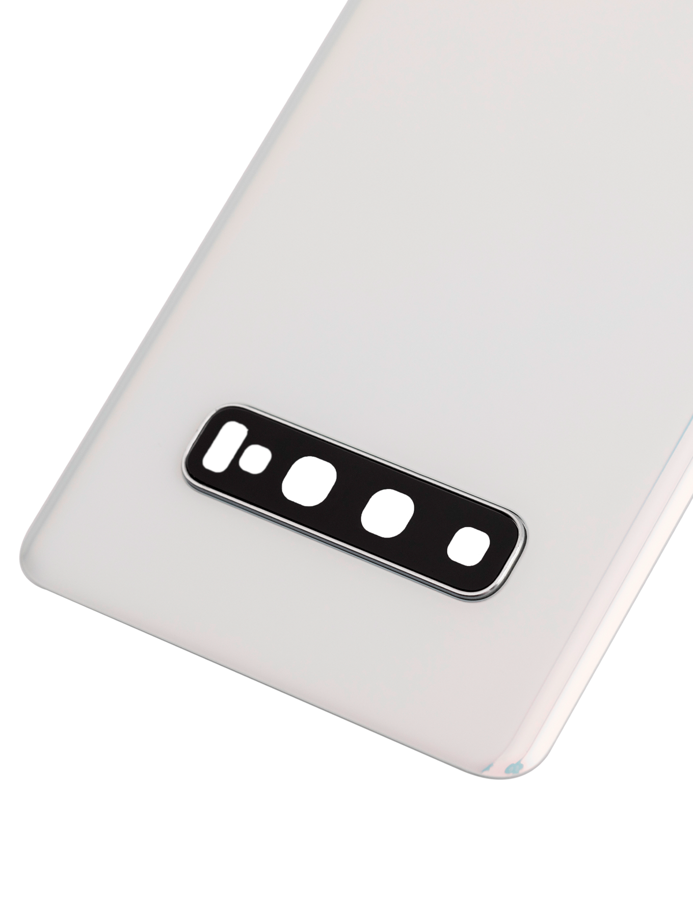 Back cover Glass With Camera Lens Compatible For Samsung Galaxy S10 Plus Replacement  (No Logo) (Vemake) (Prism White)