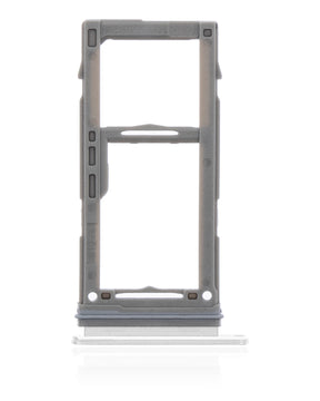 Single Sim Card Tray Replacement Compatible For Samsung Galaxy S10 / S10 Plus / S10E (Prism White)