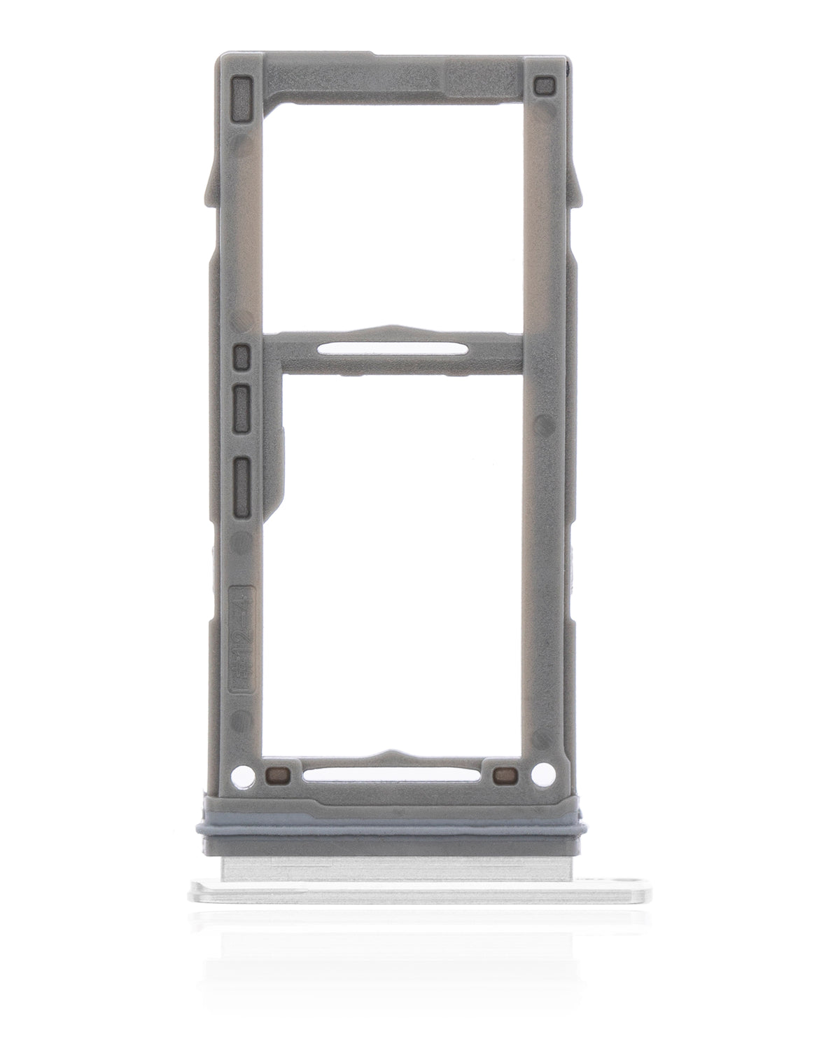 Single Sim Card Tray Replacement Compatible For Samsung Galaxy S10 / S10 Plus / S10E (Prism White)