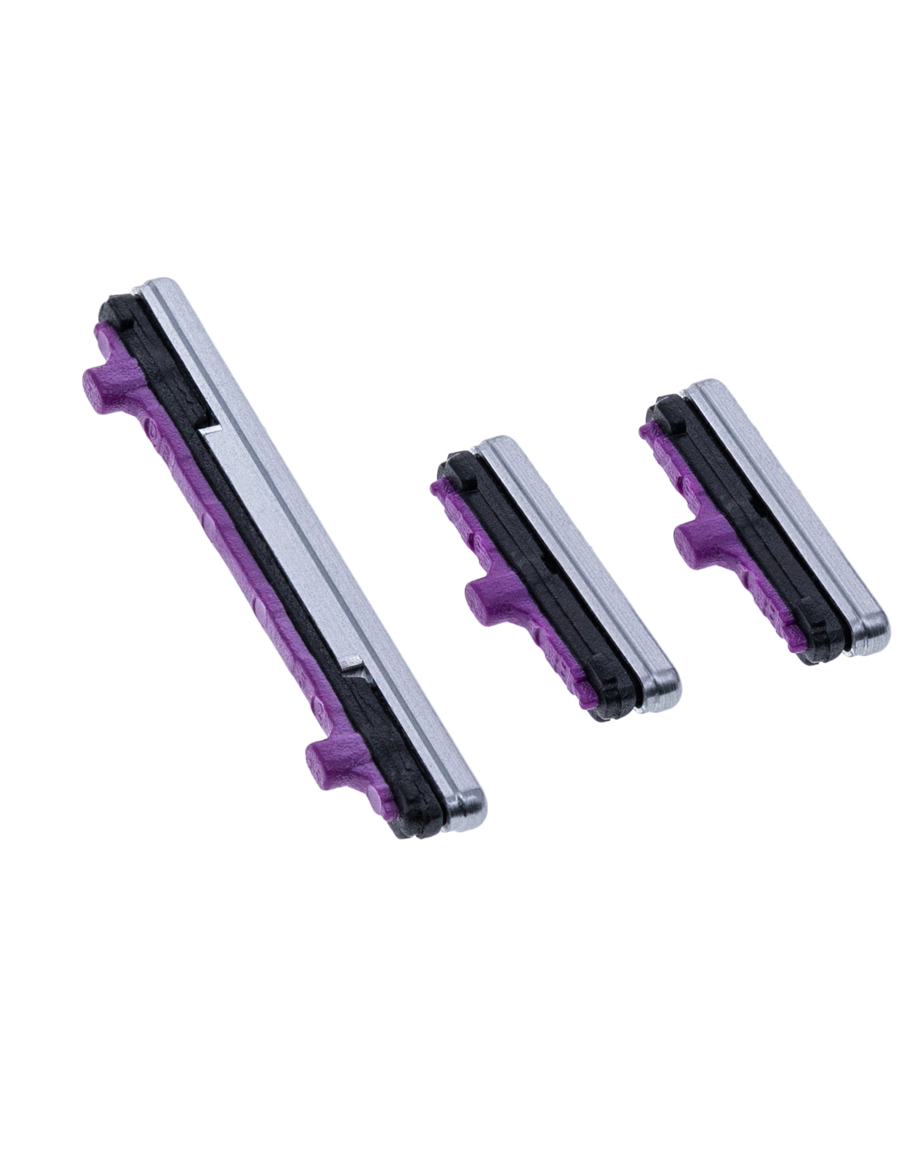 Hard Buttons Replacement  (Power / Volume / Bixby) Compatible For Samsung Galaxy S10 / S10 Plus (Prism Blue)