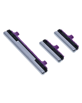 Hard Buttons Replacement  (Power / Volume / Bixby) Compatible For Samsung Galaxy S10 / S10 Plus (Prism Blue)