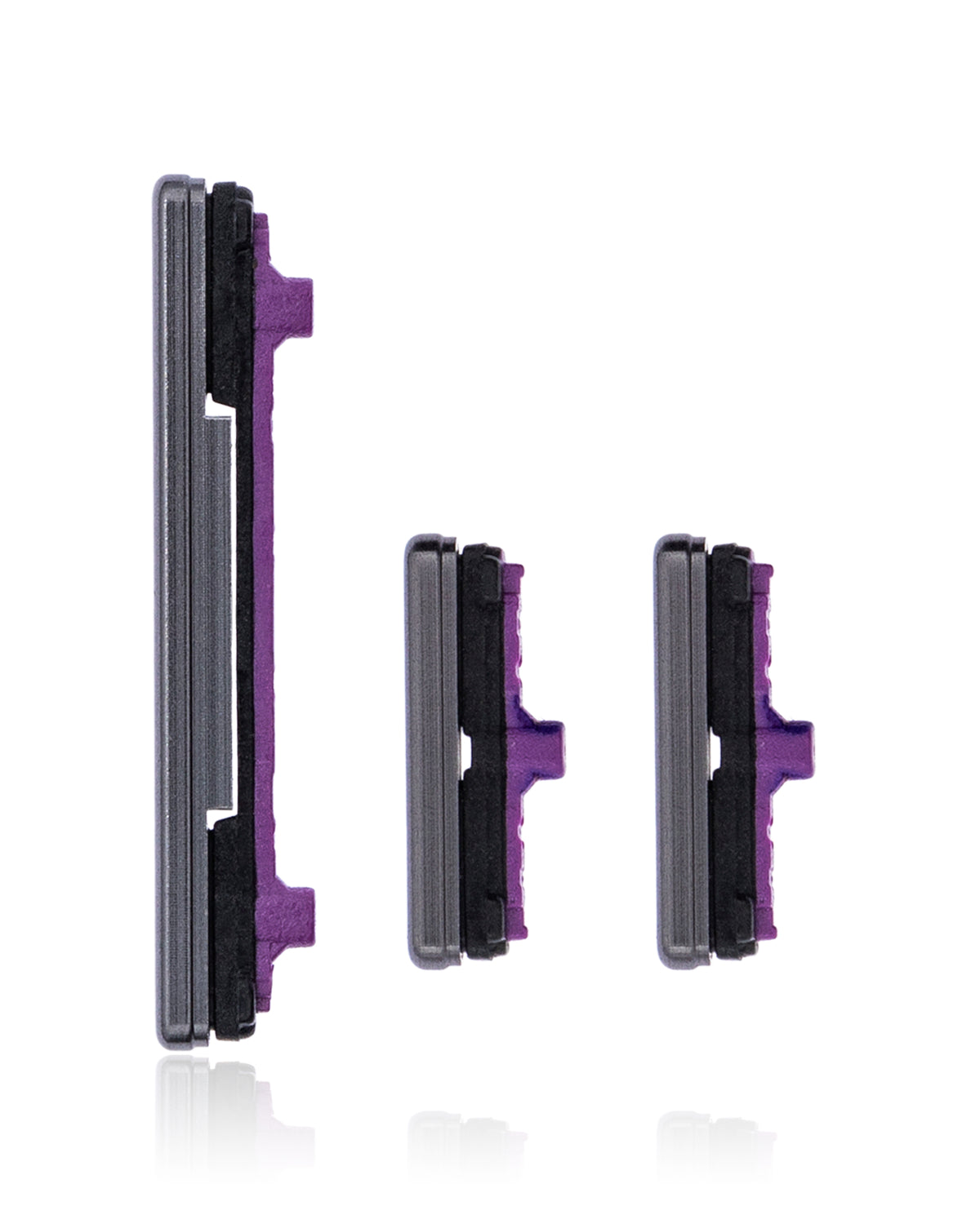 Replacement Hard Buttons (Power / Volume / Bixby) Compatible For Samsung Galaxy S10 / S10 Plus (Prism Black)