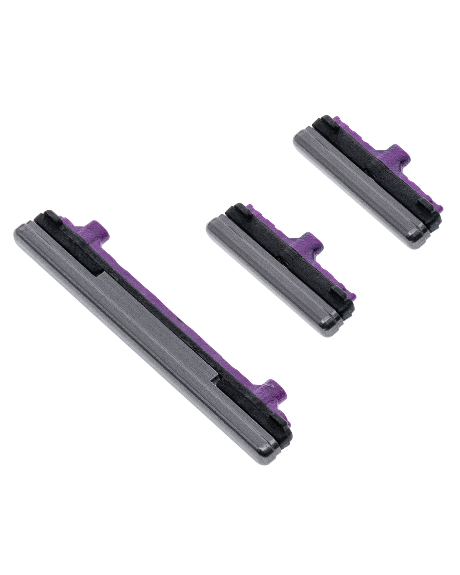 Replacement Hard Buttons (Power / Volume / Bixby) Compatible For Samsung Galaxy S10 / S10 Plus (Prism Black)