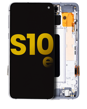 Replacement OLED Assembly With Frame Compatible For Samsung Galaxy S10E (Service Pack) (Prism White)