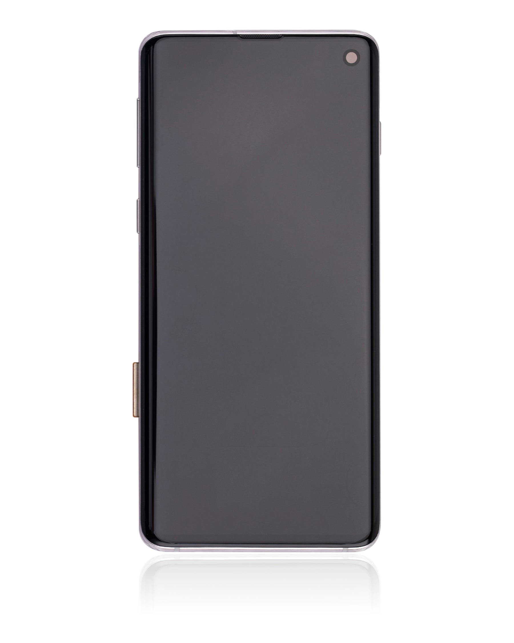 OLED Assembly With Frame Compatible For Samsung Galaxy S10 Replacement(Service Pack) (Prism White)