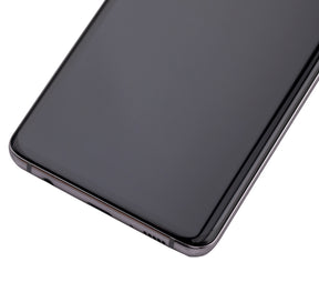 OLED Assembly With Frame Compatible For Samsung Galaxy S10 Replacement(Service Pack) (Prism White)