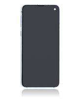 OLED Assembly With Frame Compatible For Samsung Galaxy S10E Replacement (Service Pack) (Prism Blue)