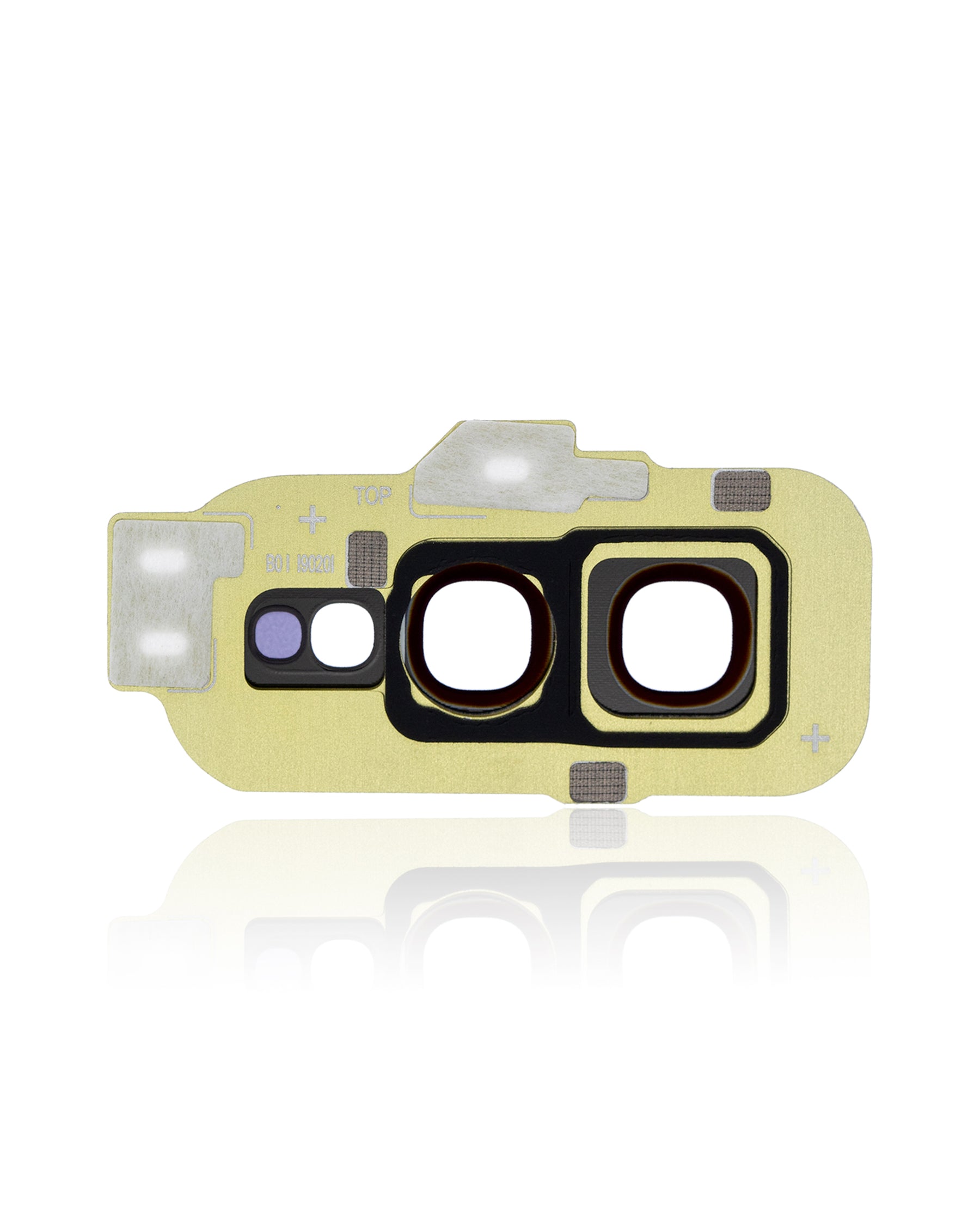 Back Camera Lens With Cover Bezel Ring Compatible For Samsung Galaxy S10E Replacement  (Gold)