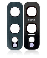 Back Camera Lens (Glass Only) With Adhesive Compatible For Samsung Galaxy S10E Replacement  (Prism Green)