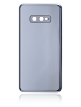 Back cover Glass With Camera Lens Compatible For Samsung Galaxy S10E Replacement by Macfactory.Store (No Logo) (Vemake) (Prism Black)