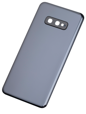 Back cover Glass With Camera Lens Compatible For Samsung Galaxy S10E Replacement by Macfactory.Store (No Logo) (Vemake) (Prism Black)