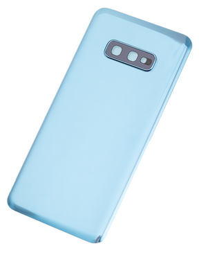 Back cover Glass With Camera Lens Compatible For Samsung Galaxy S10E Replacement  (No Logo) (Vemake) (Prism Blue)