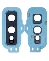 Replacement Back Camera Lens With Cover Bezel Ring Compatible For Samsung Galaxy S10E (Prism Blue)