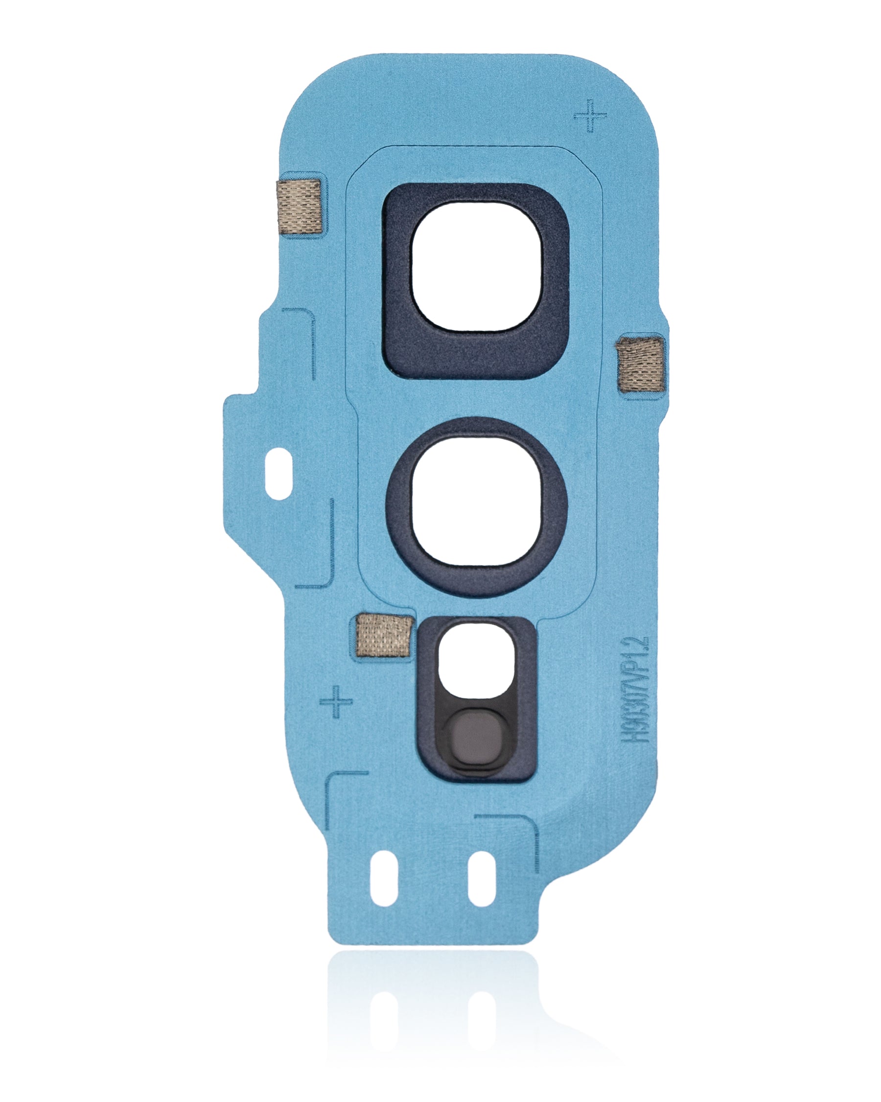 Replacement Back Camera Lens With Cover Bezel Ring Compatible For Samsung Galaxy S10E (Prism Blue)