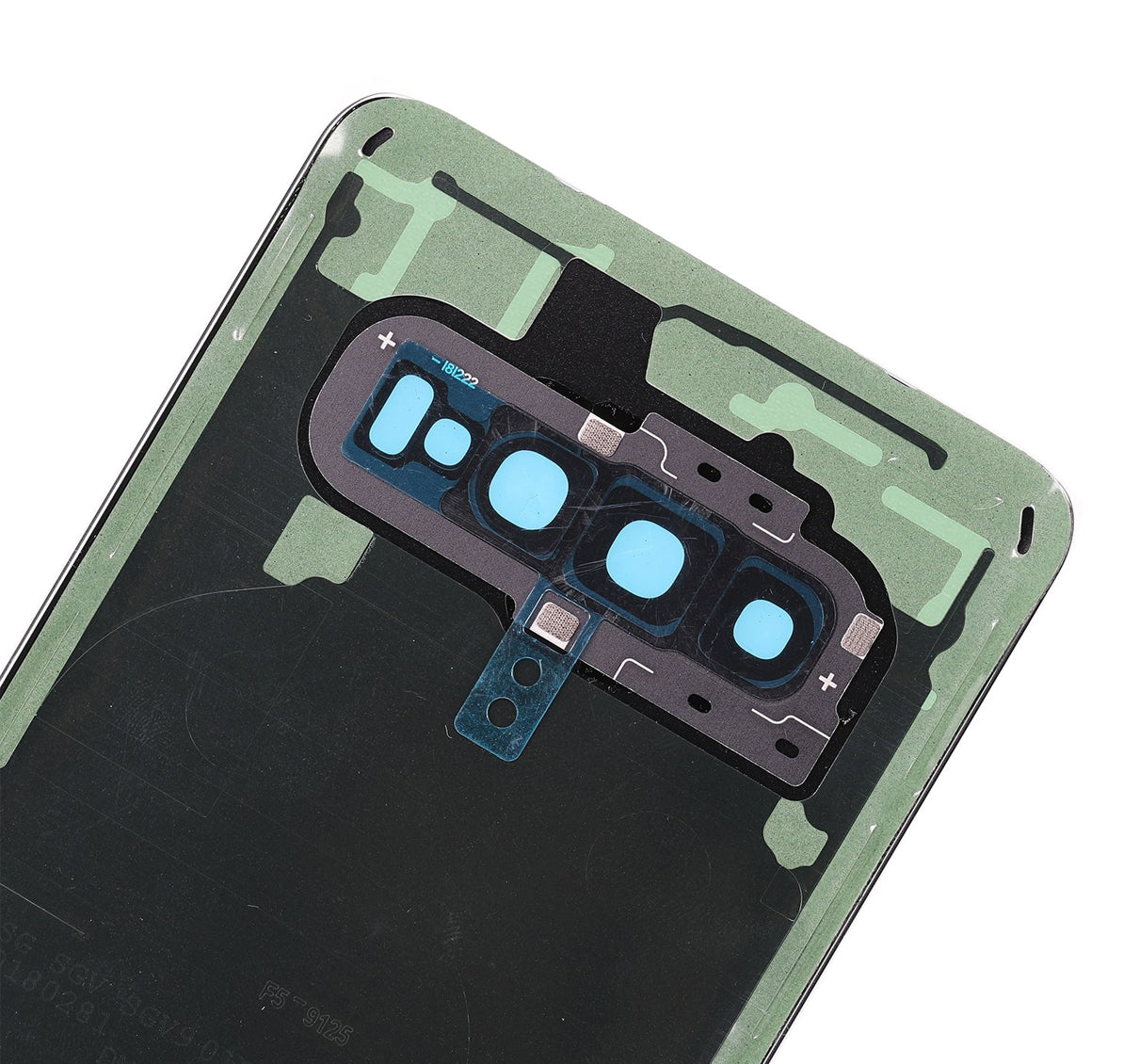 Back cover Glass With Camera Lens Compatible For Samsung Galaxy S10E Replacement  (No Logo) (Vemake) (Prism Green)