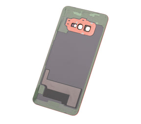 Back cover Glass With Camera Lens Compatible For Samsung Galaxy S10E Replacement  (No Logo) (Vemake) (Flamingo Pink)