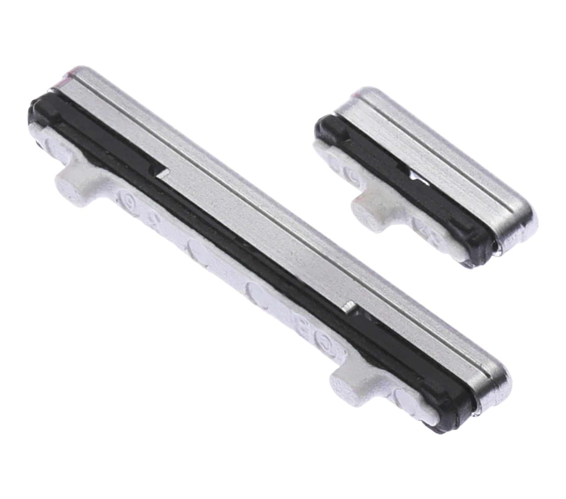 Replacement Hard Buttons (Power / Volume / Bixby) Compatible For Samsung Galaxy S10E (Prism White)