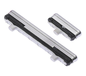 Replacement Hard Buttons (Power / Volume / Bixby) Compatible For Samsung Galaxy S10E (Prism White)