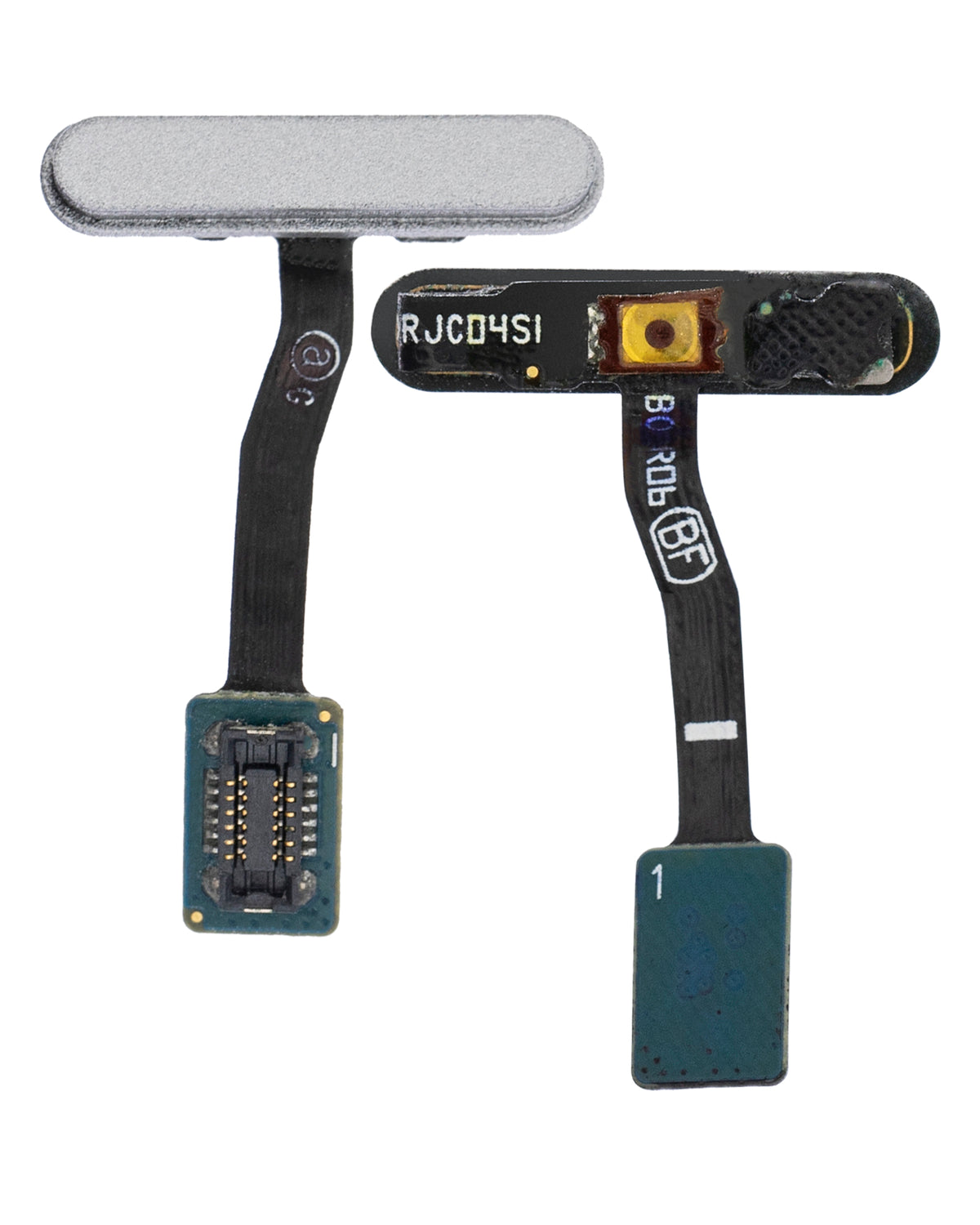 Fingerprint Reader With Power Flex Cable Compatible For Samsung Galaxy S10e  Replacement (Prism White)