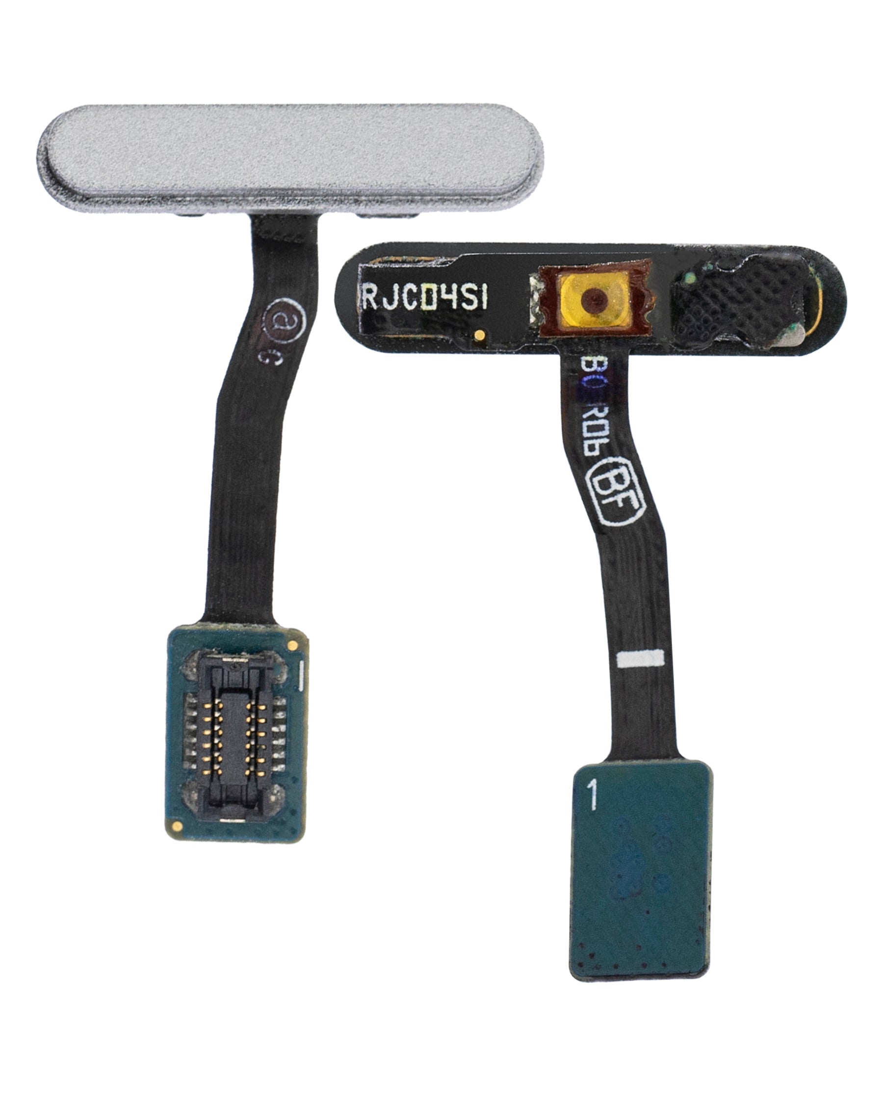 Replacement Fingerprint Reader With Power Flex Cable Compatible For Samsung Galaxy S10e (Prism White) (Service Pack)