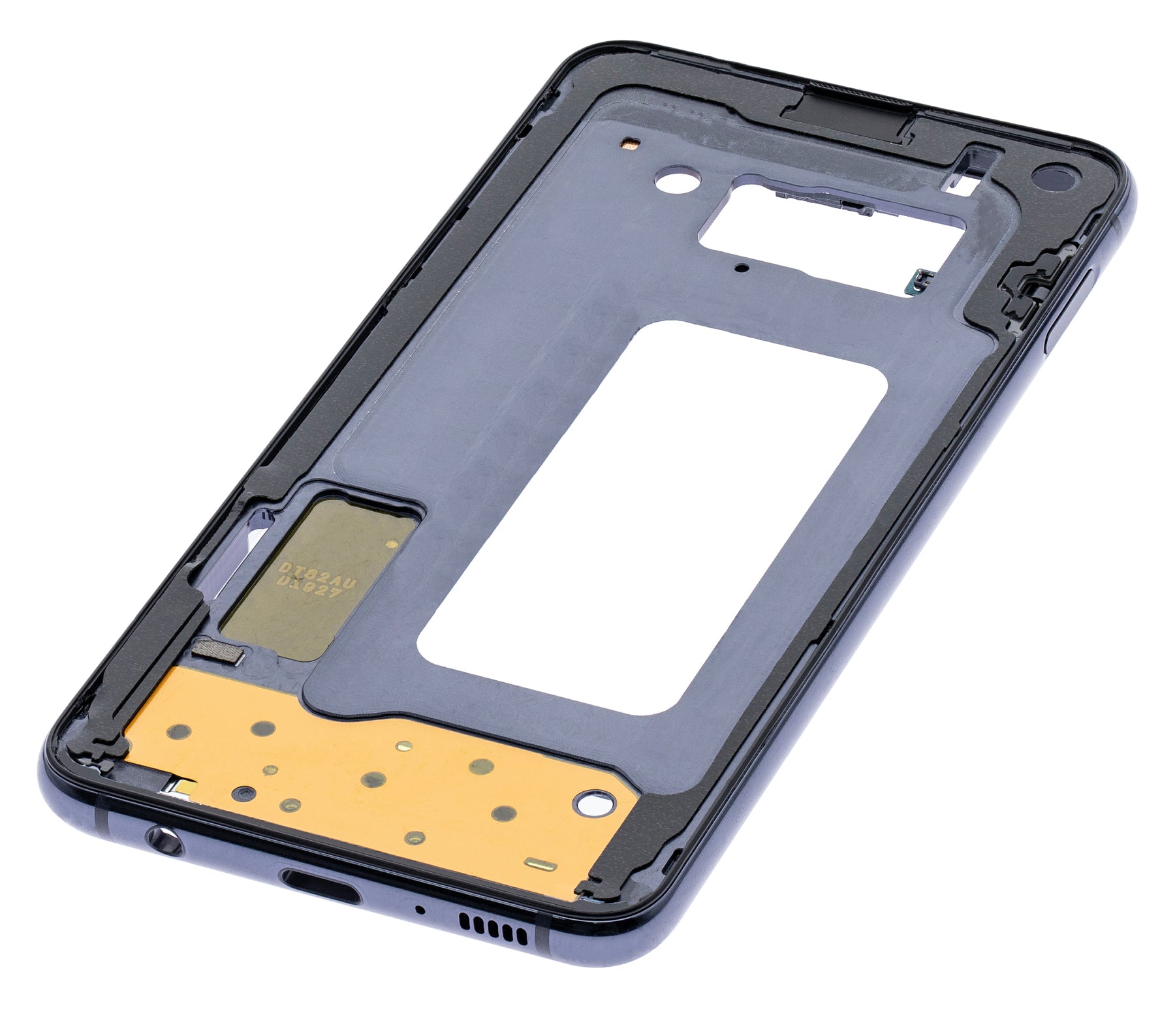 Replacement Mid-Frame Housing Compatible For Samsung Galaxy S10E (With Small Parts) (Prism Black)