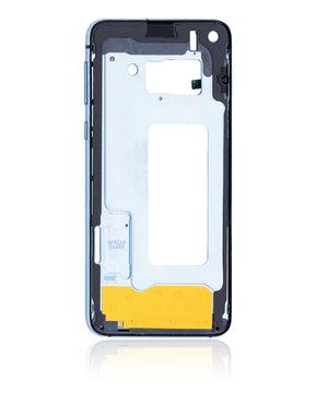 Replacement Mid-Frame Housing Compatible For Samsung Galaxy S10E (With Small Parts) (Prism Blue)