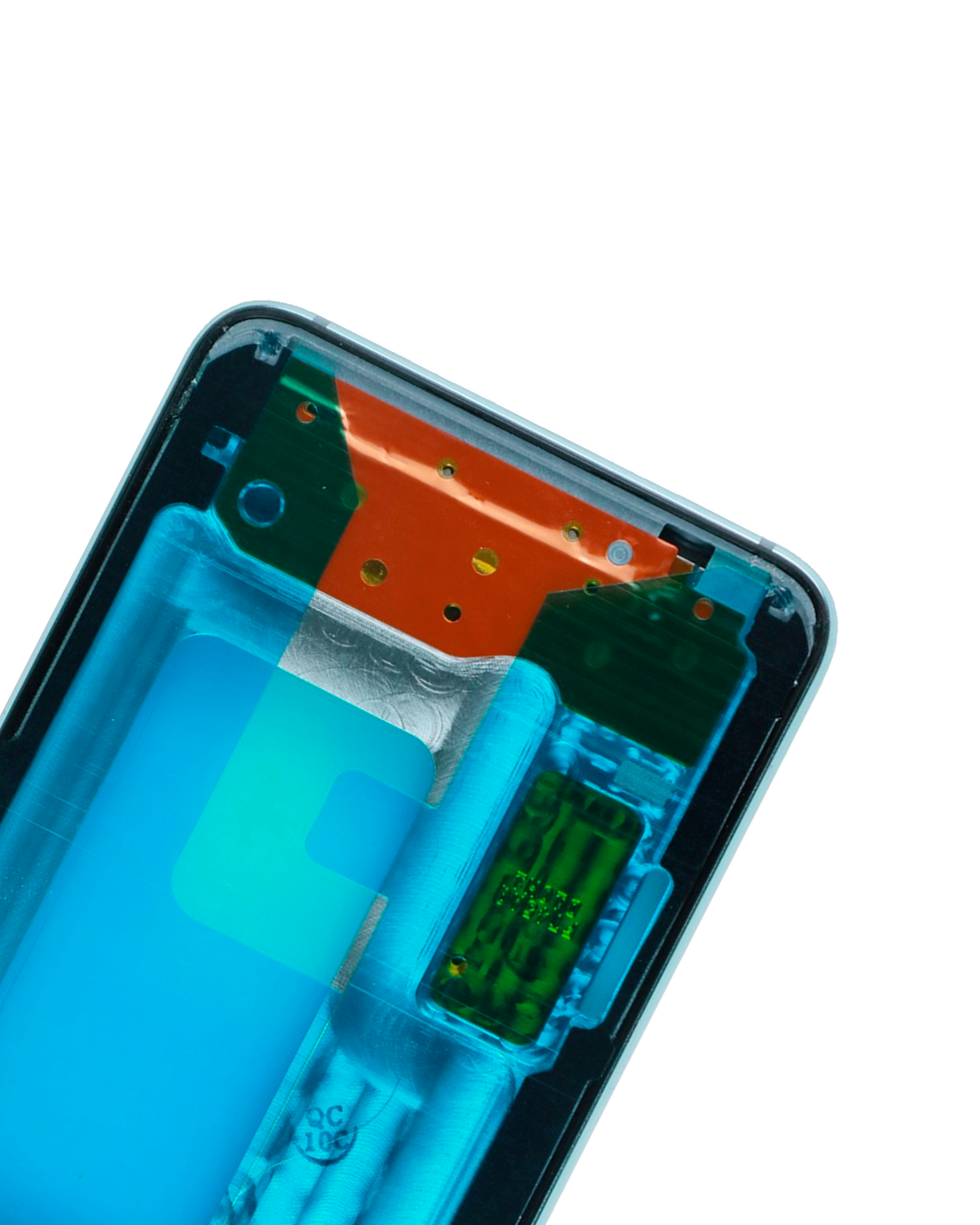Replacement Mid-Frame Housing Compatible For Samsung Galaxy S10E (With Small Parts) (Prism Green)