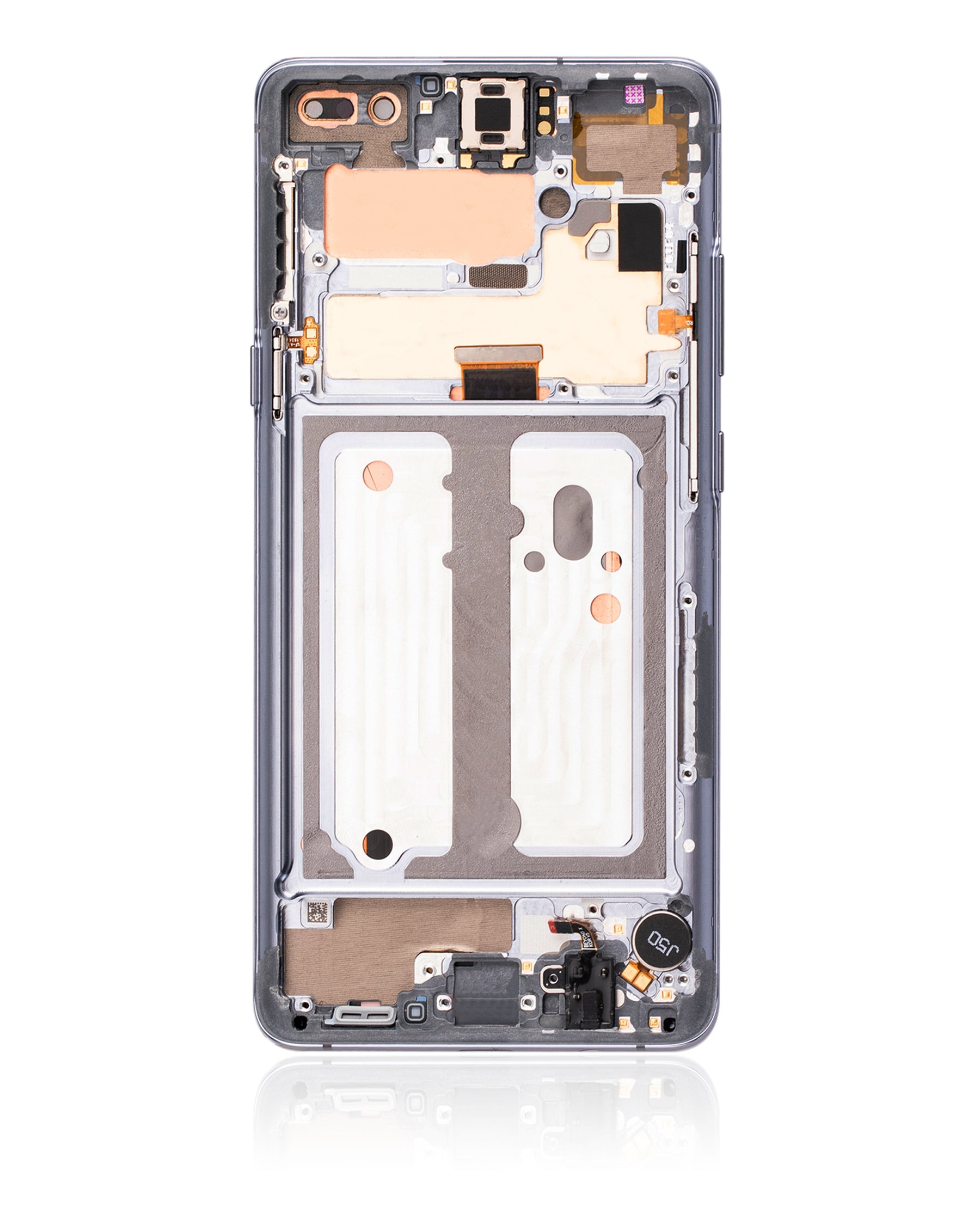 OLED Assembly With Frame Compatible For Samsung Galaxy S10 5G Replacement (Service Pack) (Majestic Black)