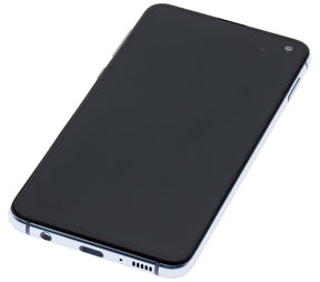 Replacement OLED Assembly With Frame Compatible For Samsung Galaxy S10E (Refurbished) (Prism Blue)