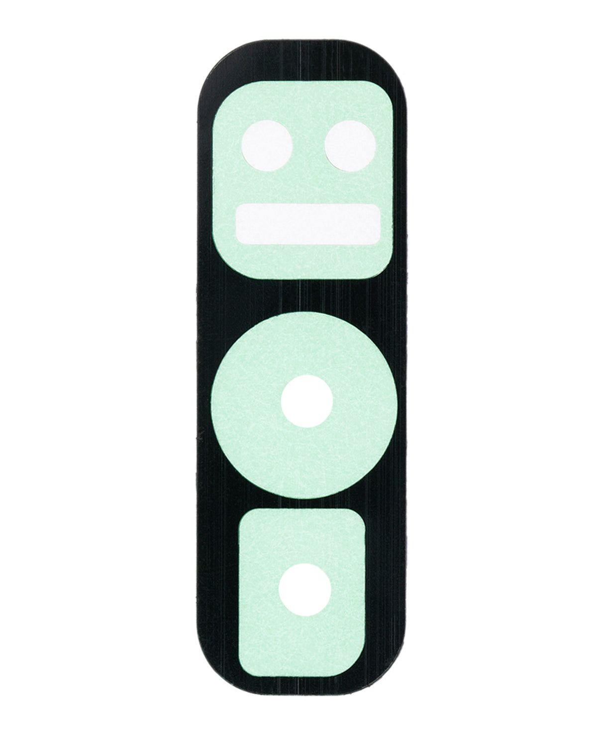 Back Camera Lens Replacement  (Glass Only) With Adhesive Compatible For Samsung Galaxy S10E (Prism Blue)