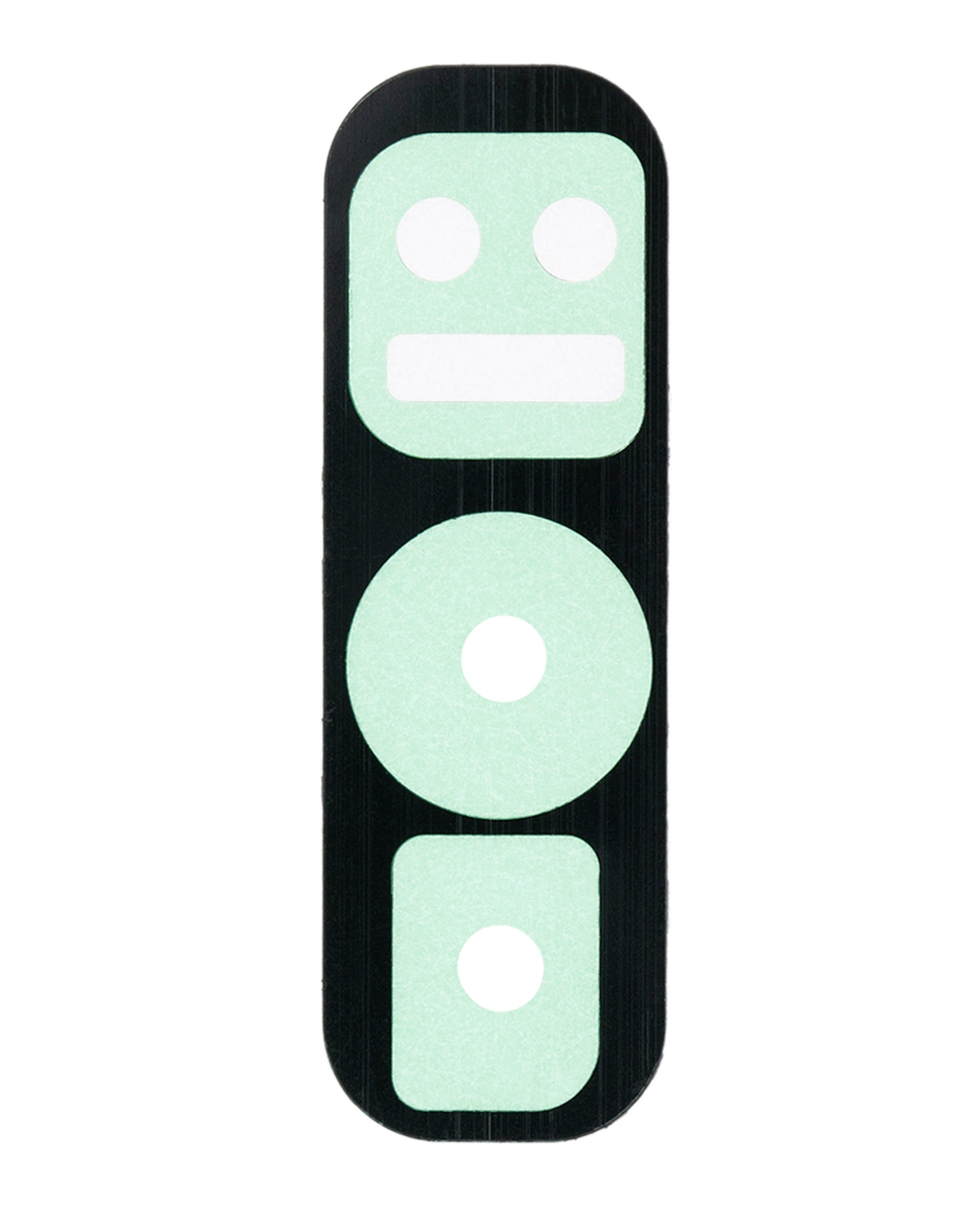 Back Camera Lens Replacement  (Glass Only) With Adhesive Compatible For Samsung Galaxy S10E (Prism Blue)