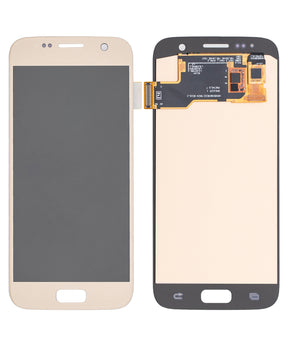 OLED Assembly Without Frame Compatible For Samsung Galaxy S7 Replacement (Vemake) (Gold Platinum)