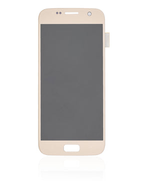 OLED Assembly Without Frame Compatible For Samsung Galaxy S7 Replacement (Vemake) (Gold Platinum)