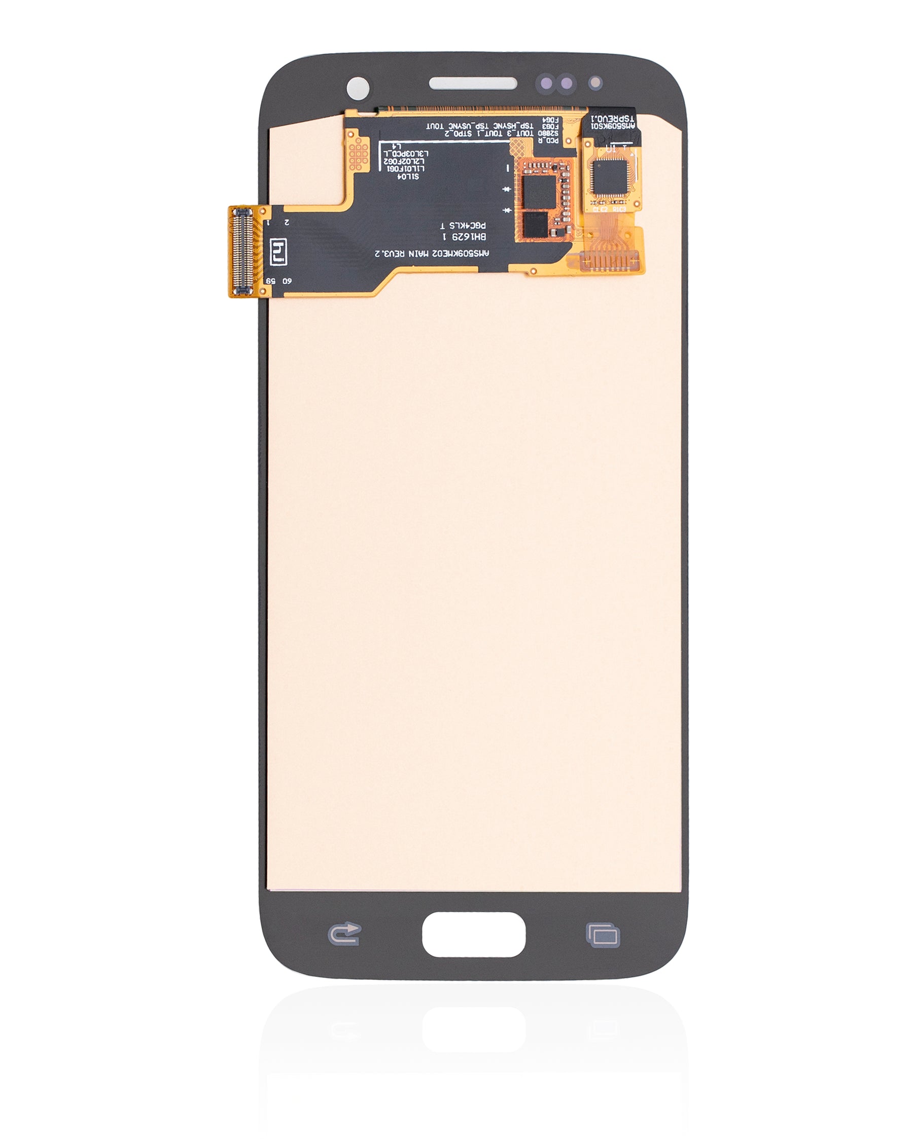 OLED Assembly Without Frame Compatible For Samsung Galaxy S7 Replacement (Vemake) (Gold Platinum)
