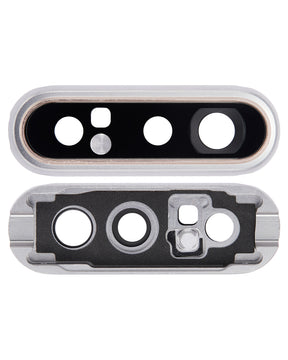 Replacement Back Camera Lens With Bracket / Bezel Compatible For Samsung Galaxy A80 (A805 / 2019) (Ghost White)