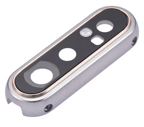 Replacement Back Camera Lens With Bracket / Bezel Compatible For Samsung Galaxy A80 (A805 / 2019) (Ghost White)