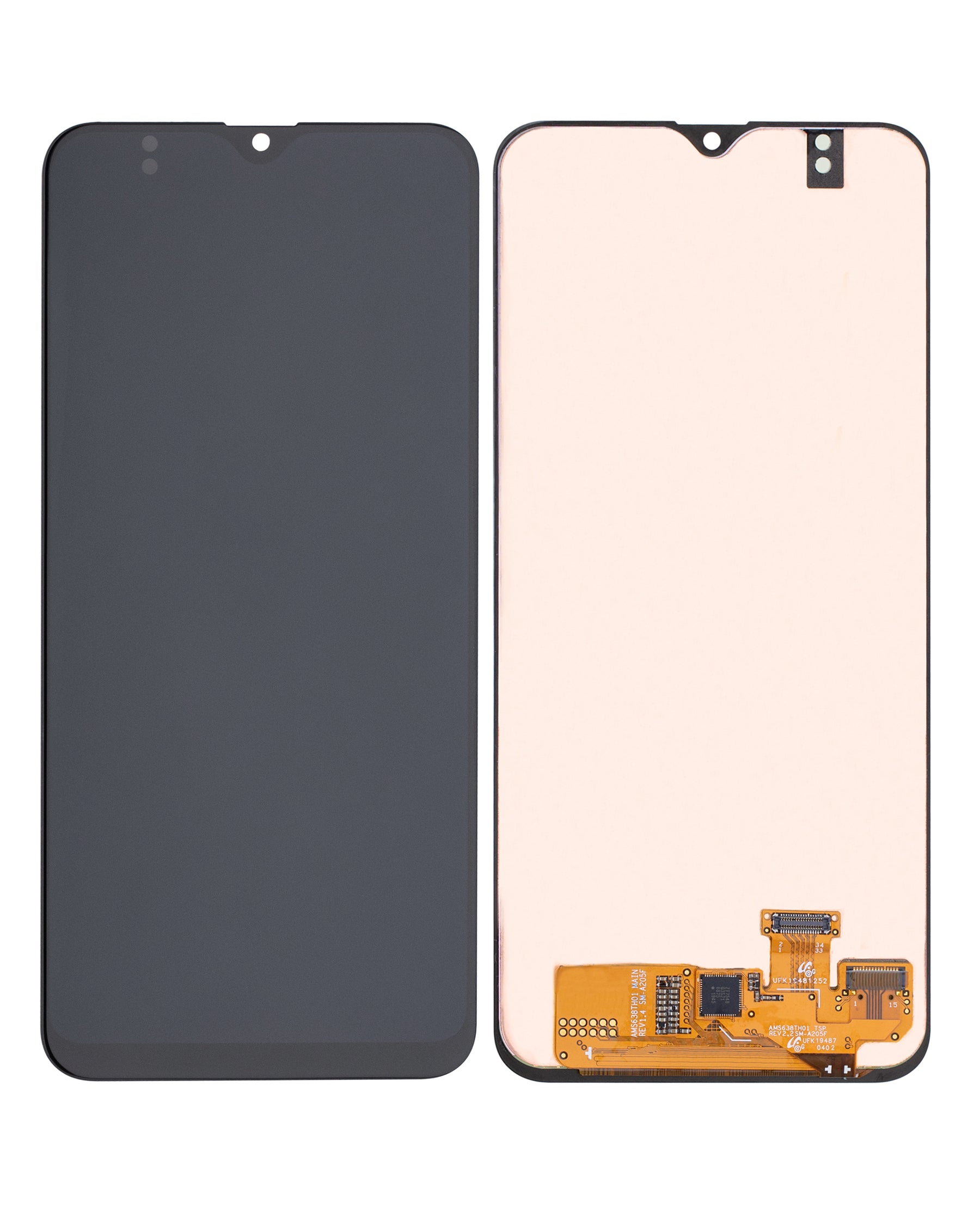 OLED Assembly Without Frame Compatible For Samsung Galaxy A20 (A205 / 2019) (All Models) (Vemake) (All Colors)