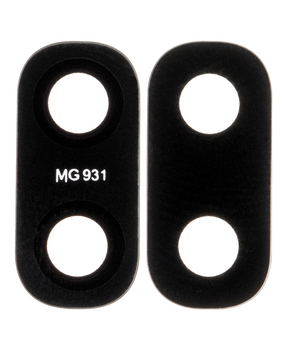 Back Camera Lens With Cover Bezel Ring Compatible For Samsung Galaxy A10E (A102 / 2019) (Black)