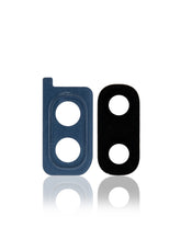 Back Camera Lens With Bracket / Bezel Compatible For Samsung Galaxy A20 (A205 / 2019) (Deep Blue)