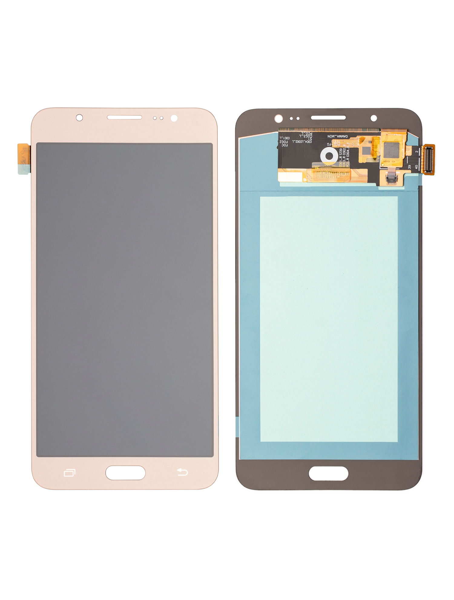 OLED Assembly Without Frame Compatible For Samsung Galaxy J7 / J7 Duo (J710 / 2016) (Aftermarket Plus) (Gold)