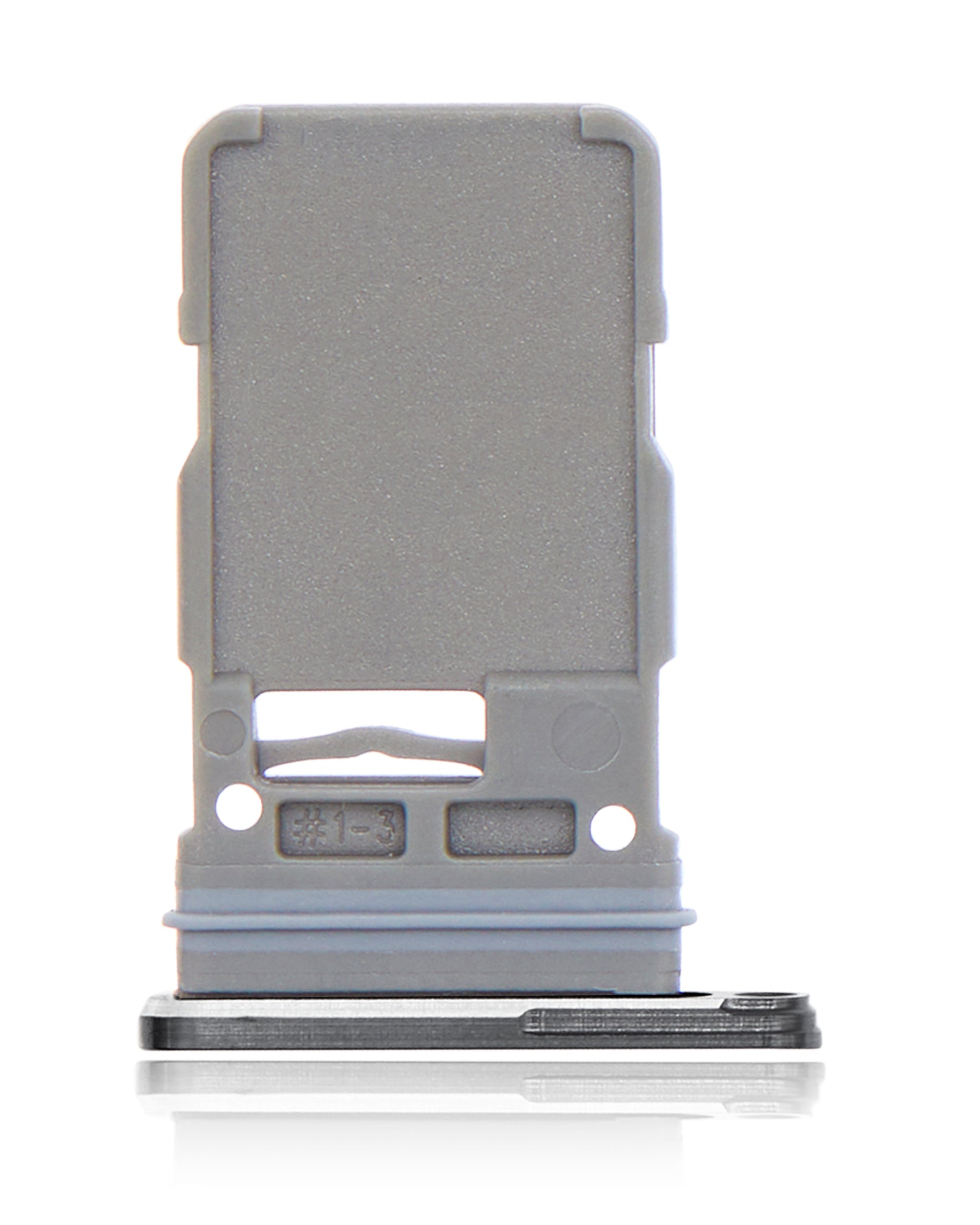 Single Sim Card Tray Compatible For Samsung Galaxy S21 Replacement (Phantom Gray)