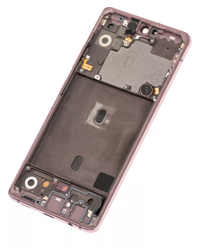 Replacement OLED Assembly With Frame Compatible For Samsung Galaxy A51 5G (A516 / 2020) (Non-Verizon 5G UW Frame) (Service Pack) (Prism Cube Pink)
