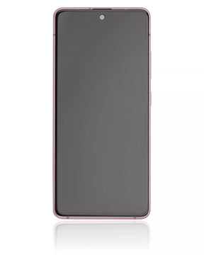 Replacement OLED Assembly With Frame Compatible For Samsung Galaxy A51 5G (A516 / 2020) (Non-Verizon 5G UW Frame) (Service Pack) (Prism Cube Pink)