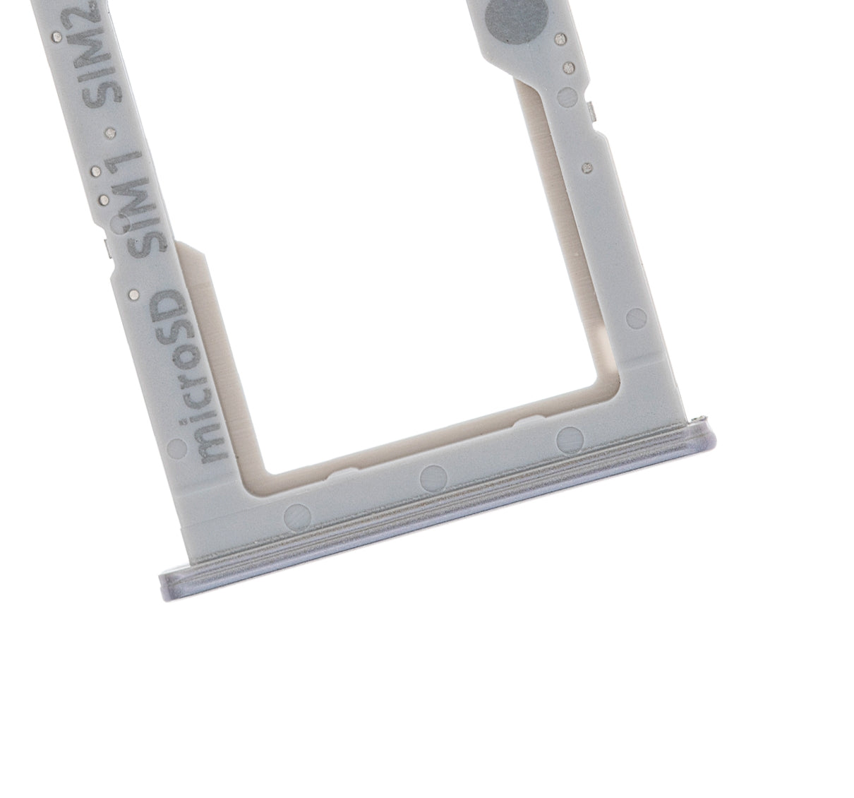 Dual Sim Card Tray Replacement  Compatible For Samsung Galaxy A51 4G (A515 / 2019) (Prism Crush White)