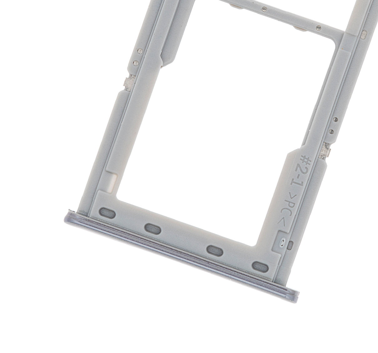 Dual Sim Card Tray Replacement  Compatible For Samsung Galaxy A51 4G (A515 / 2019) (Prism Crush White)