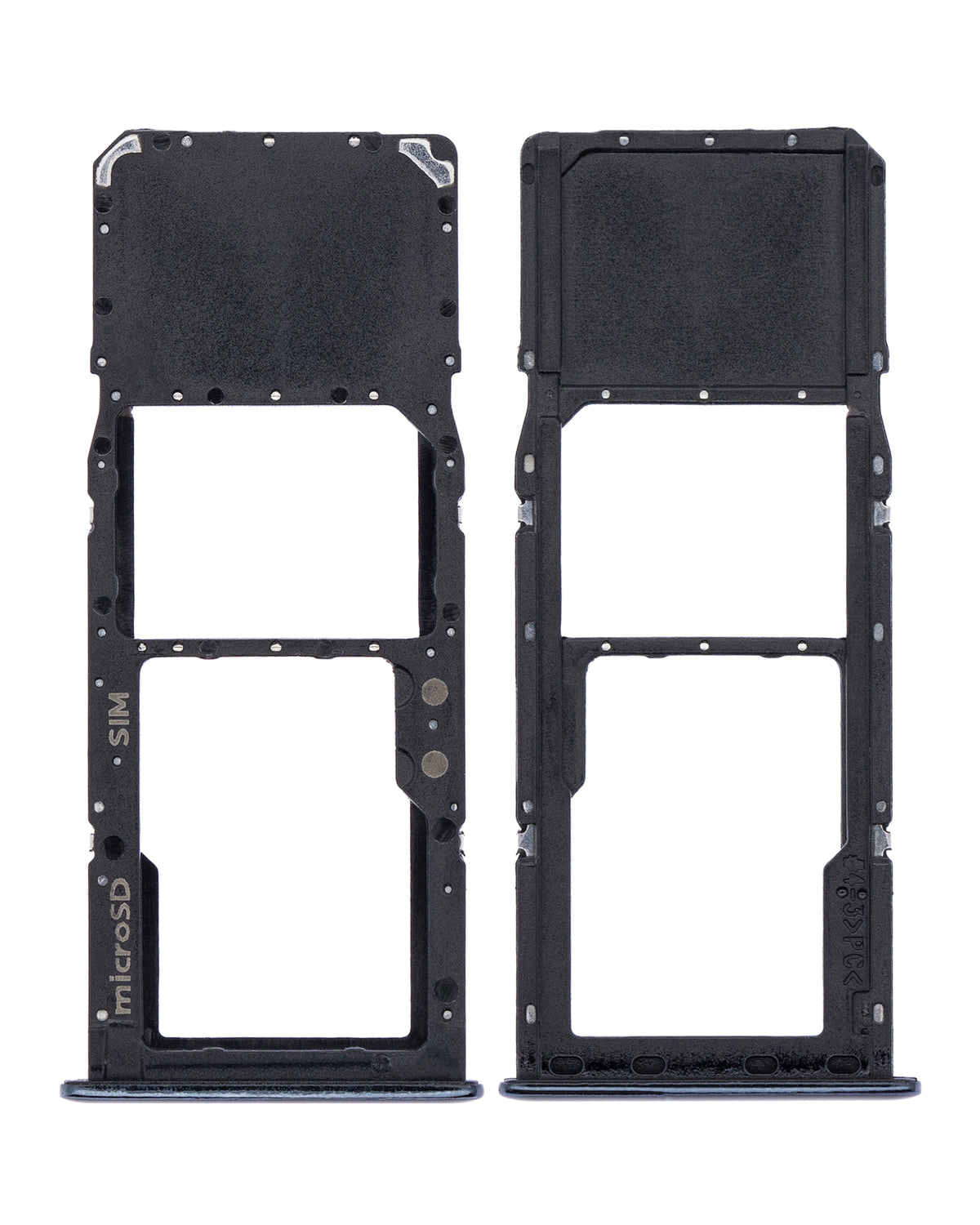 Replacement Single Sim Card Tray Compatible For Samsung Galaxy A51 4G (A515 / 2019) / A71 (A715 / 2020) (Prism Crush Black)