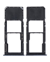 Replacement Single Sim Card Tray Compatible For Samsung Galaxy A51 4G (A515 / 2019) / A71 (A715 / 2020) (Prism Crush Black)