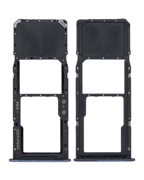 Replacement Single Sim Card Tray Compatible For Samsung Galaxy A51 4G (A515 / 2019) / A71 (A715 / 2020) (Prism Crush Black)